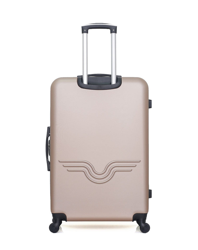 AMERICAN TRAVEL – 3er-Pack – Großer Koffer, Handgepäck und Kosmetikkoffer CHELSEA