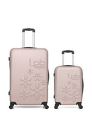 LPB LUGGAGE - 2er-Pack – Großer Koffer und Handgepäck ELEONOR