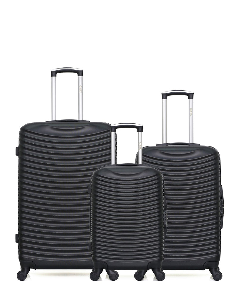 3er-Pack - Großer, mittelgroßer und Handgepäck-Koffer ETNA