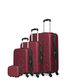 LPB LUGGAGE - 4er-Set: Hartschalenkoffer ELEONOR-C