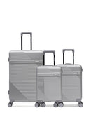 3er-Pack Hartschalenkoffer: Großer Koffer, Handgepäck und Handgepäck XS WOHLEN