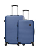 BLUESTAR – 2er-Pack: Großer Koffer und mittelgroßer Koffer LONDON