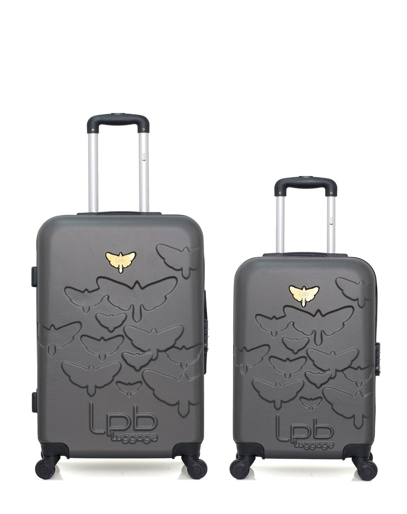 LPB LUGGAGE – 2er-Pack – Mittelgroßer Koffer und Handgepäck AELYS