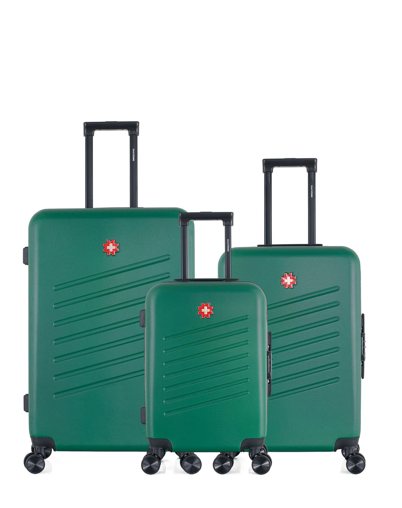 SWISS KOPPER - LOT DE 3 - Valises grand format, weekend et cabine ZURICH