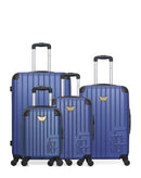 LPB LUGGAGE MARIANNE - 4-teiliges Gepäckset aus ABS (großes Format, mittleres Format, Handgepäck S und Handgepäck XXS)