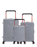 3er-Pack Hartschalenkoffer: Großer Koffer, mittelgroßer Koffer und Handgepäck NORTH BEACH