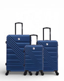 3er-Pack Hartschalenkoffer: Großer Koffer, mittelgroßer Koffer und Handgepäck REDWOOD