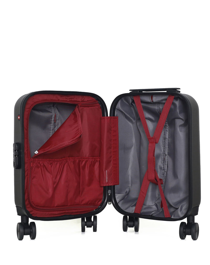 SWISS KOPPER – 2er-Pack – Handgepäck XXS und Kosmetikkoffer WIL