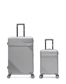 2er-Pack Hartschalenkoffer: Großer Koffer und Handgepäck XS WOHLEN