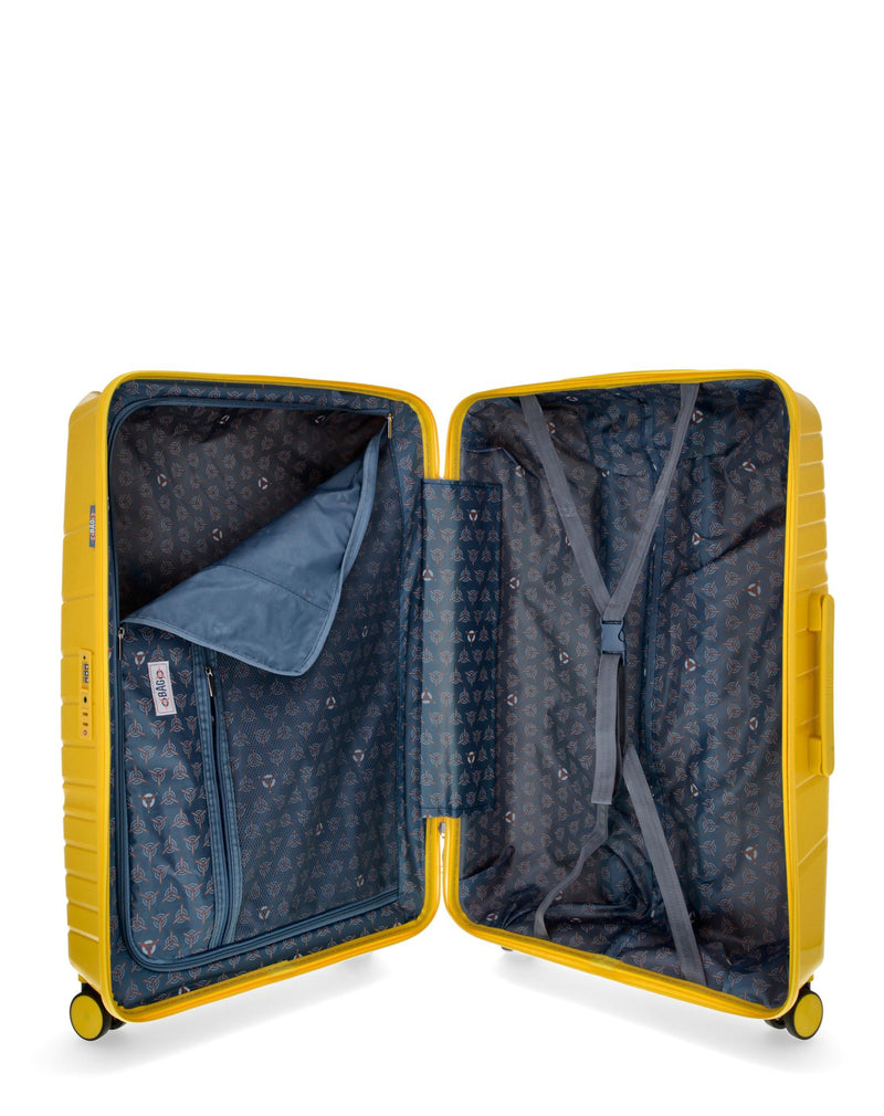 OBAGO – 4er-Pack – Großer Koffer, mittelgroßer Koffer, Handgepäck und Handgepäck XS LYRA