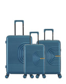3er-Pack Hartschalenkoffer: Mittelgroßer Koffer, Handgepäck und Handgepäck XS CELIA