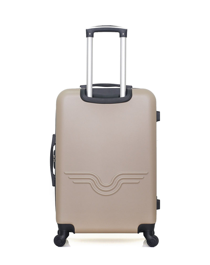 AMERICAN TRAVEL – 2er-Pack – Mittelgroßer Koffer und Kosmetikkoffer CHELSEA