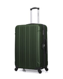 BLUESTAR – 2er-Pack – Großer Koffer und Kosmetikkoffer NAPOLI