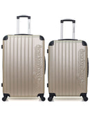 2er-Pack: Großer Koffer und mittelgroßer Koffer BUDAPEST