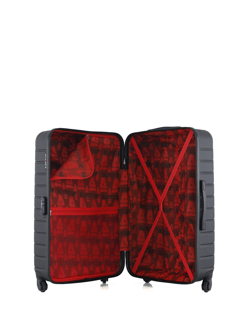 BLUESTAR – 3er-Pack – Großer Koffer, mittelgroßer Koffer und Handgepäck CITE