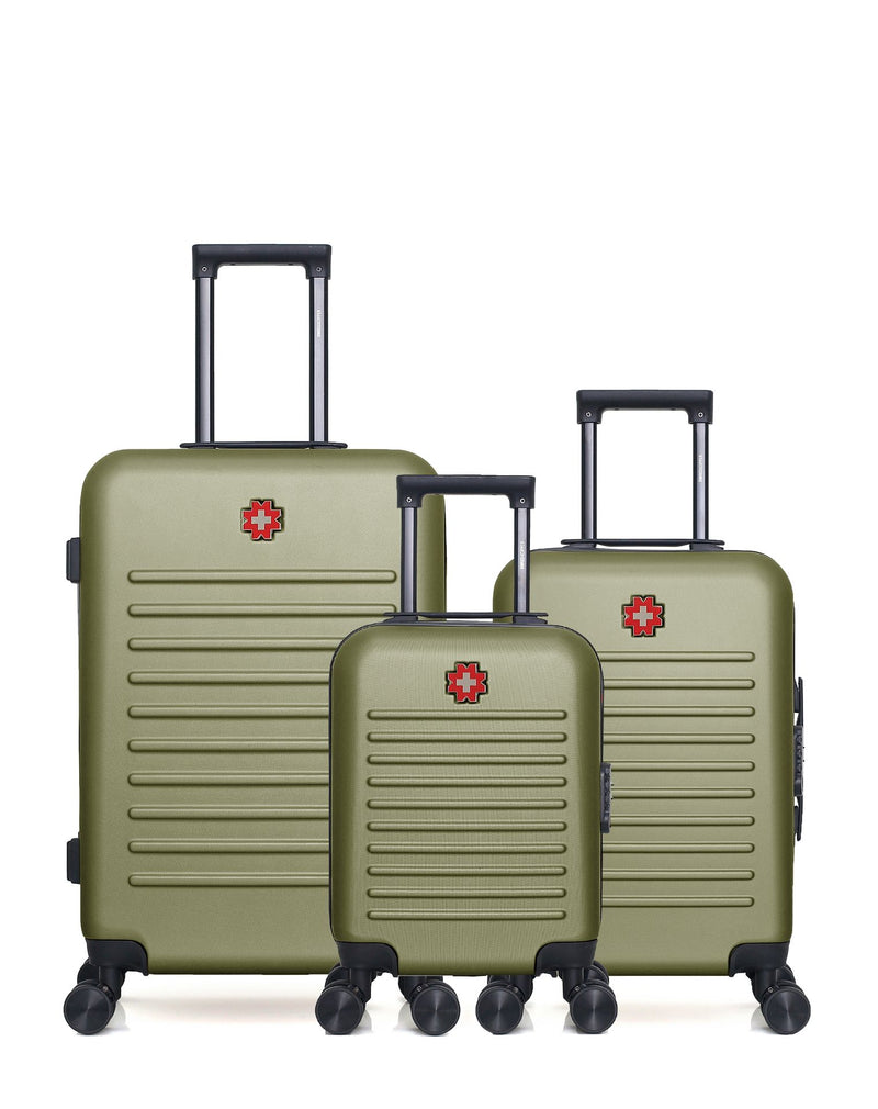 Dreier-Set – Mittelgroßer Koffer, Kabinenkoffer und Kabinenkoffer XXS WIL