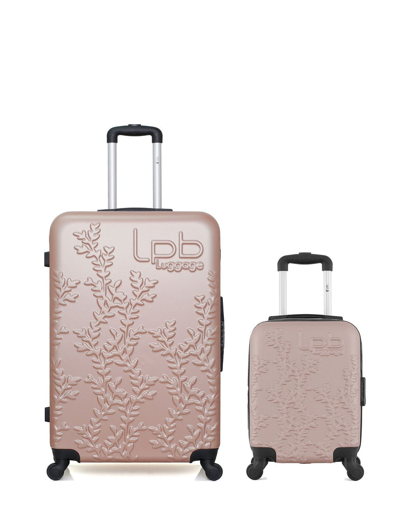 LPB LUGGAGE – 2er-Pack – Großer Koffer und Handgepäck XXS NAIS