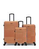 3er-Pack Hartschalenkoffer: Großer Koffer, mittelgroßer Koffer und Handgepäck LIVIA