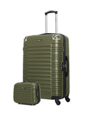 BLUESTAR: 2er-Pack  -  Großer Koffer und Kosmetikkoffer LIMA