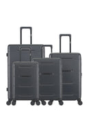 4er-Pack Hartschalenkoffer: Großer Koffer, mittelgroßer Koffer, Handgepäck und Handgepäck XS CLEVELAND