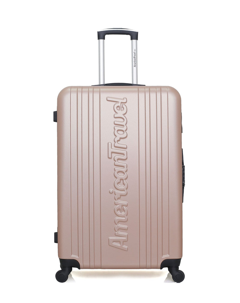 AMERICAN TRAVEL – 4er-Pack – Großer Koffer, mittelgroßer Koffer, Handgepäck und Handgepäck XXS SPRINGFIELD