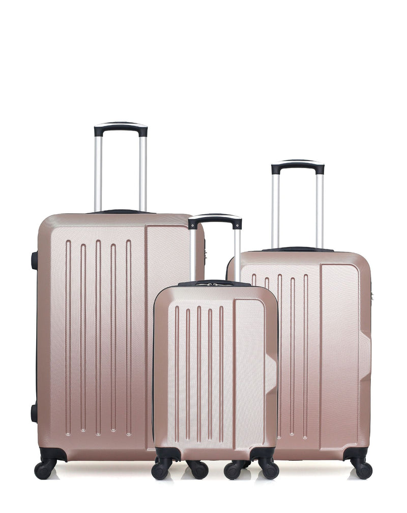 HERO – 3er-Pack – Großer Koffer, mittelgroßer Koffer und Handgepäck VESUVIO