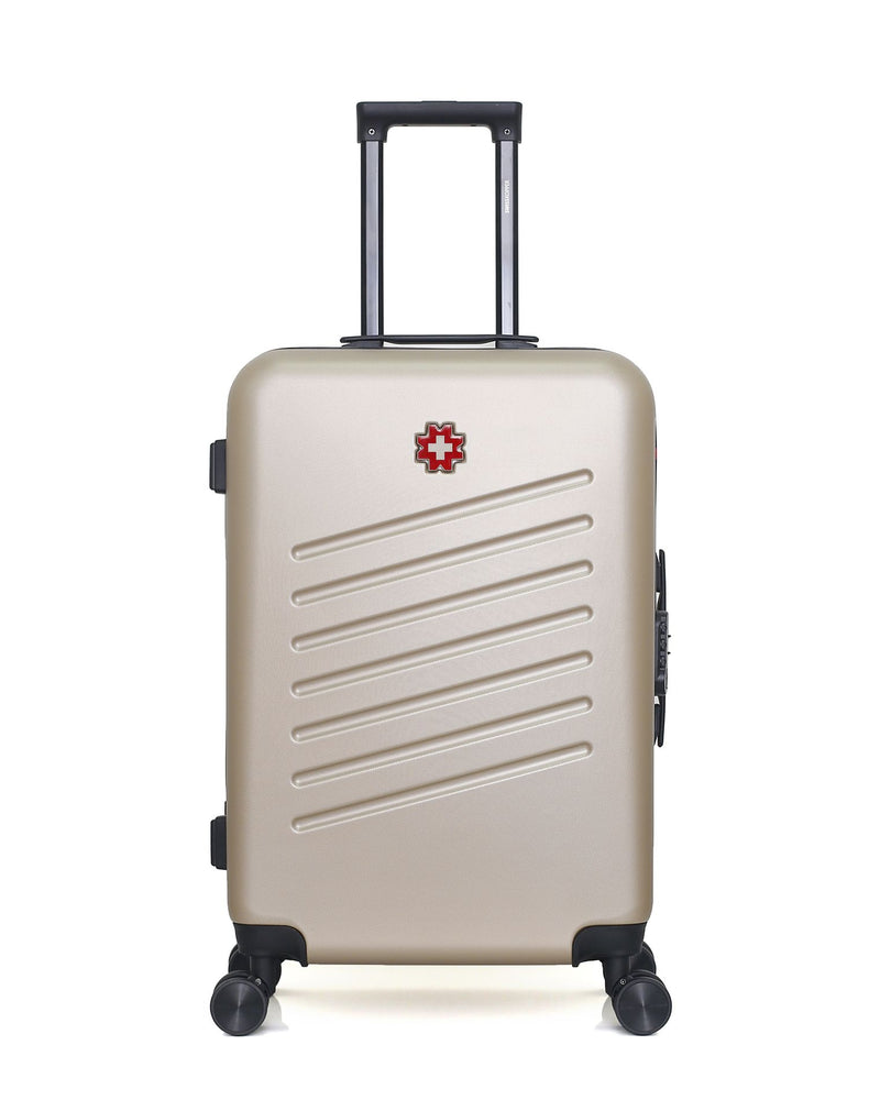 SWISS KOPPER – 3er-Pack – Mittelgroßer Koffer, Handgepäck und Kosmetikkoffer ZURICH