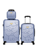 LPB LUGGAGE - 3er-Pack: Mittelgroßer Koffer, Handgepäck und Kosmetikkoffer AELYS