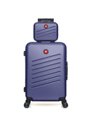 SWISS KOPPER – 2er-Pack: Mittelgroßer Koffer und Kosmetikkoffer ZURICH