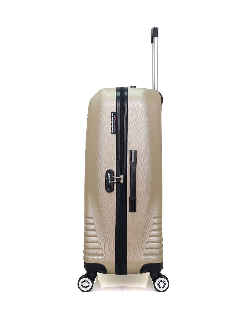 AMERICAN TRAVEL – 3er-Pack – Großer Koffer, mittelgroßer Koffer und Handgepäck DC