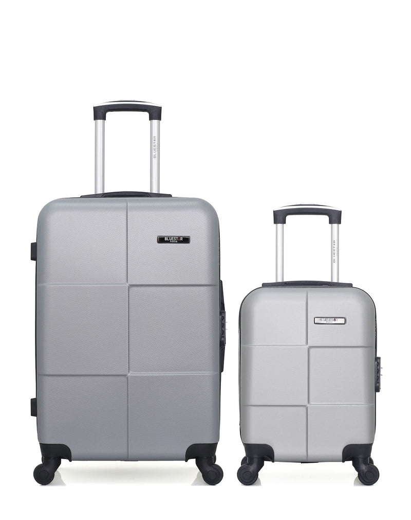 BLUESTAR – 2er-Pack – Mittelgroßer Koffer und Handgepäck XXS MIAMI