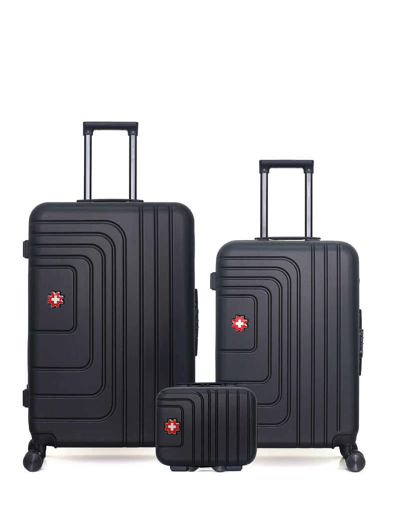 SWISS KOPPER - LOT DE 3 - Valises grand format, weekend et vanity RUTI