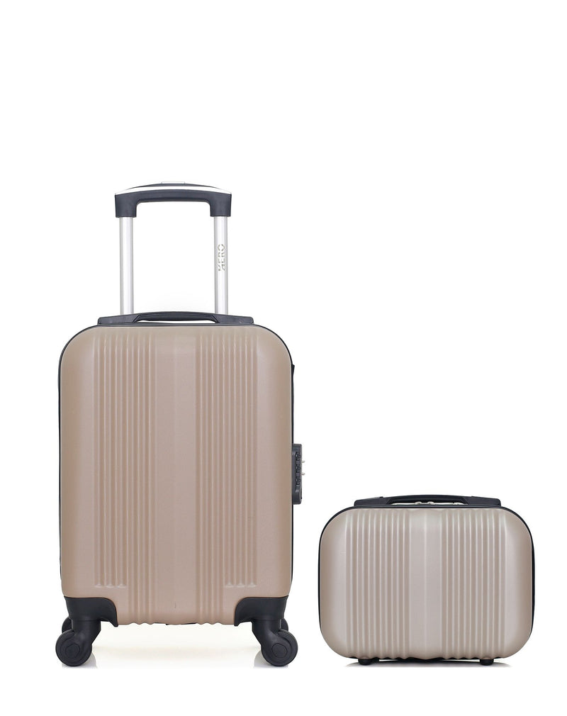 HERO – 2er-Pack – Handgepäck XXS und Kosmetikkoffer LIPARI
