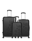 LPB LUGGAGE - 3er-Pack – Großer Koffer, mittelgroßer Koffer und Handgepäck ELEONOR