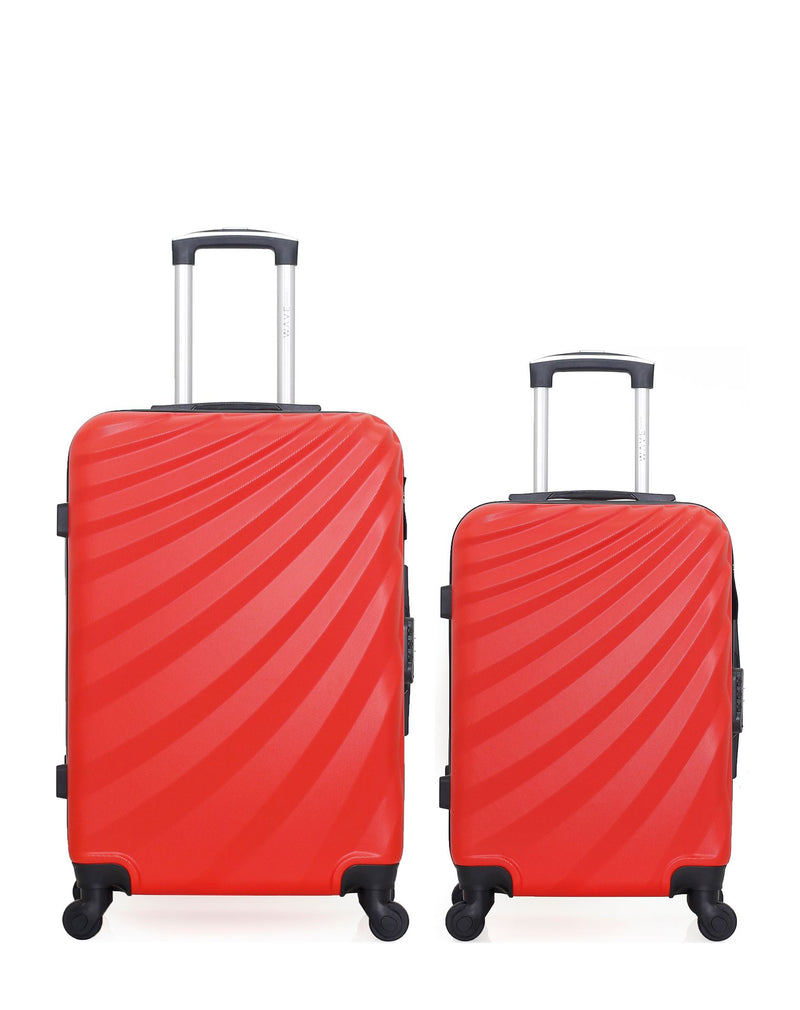 2er-Pack: Mittelgroßer Koffer und Handgepäck DANUBE