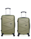 WAVE PARIS - 2er-Pack: Mittelgroßer Koffer und Handgepäck AMAZONE