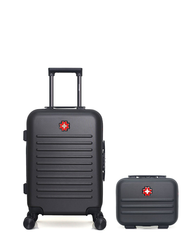 SWISS KOPPER – 2er-Pack – Handgepäck und Kosmetikkoffer WIL