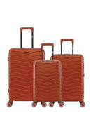 3er-Pack Hartschalenkoffer: Mittelgroßer Koffer, Handgepäck und Handgepäck XS SEATTLE