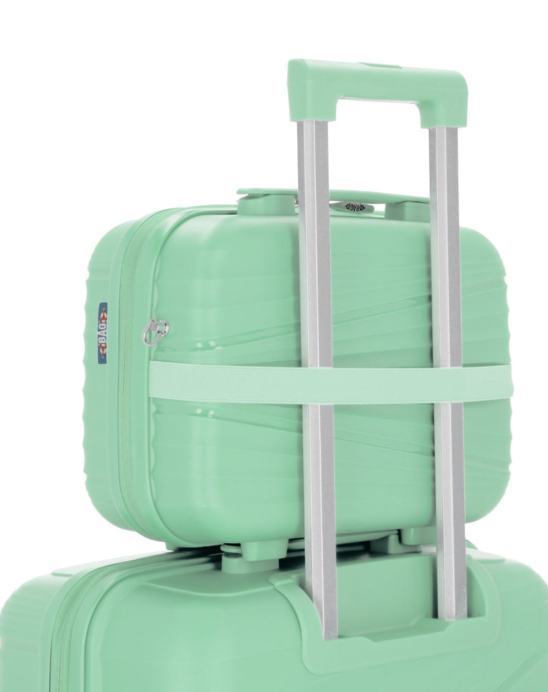 OBAGO – 2er-Pack – Handgepäck und großer Kosmetikkoffer VELA