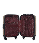 AMERICAN TRAVEL - 3er Set - Großer Koffer DC, mittelgroßer Koffer QUEENS und Handgepäck XXS MEMPHIS