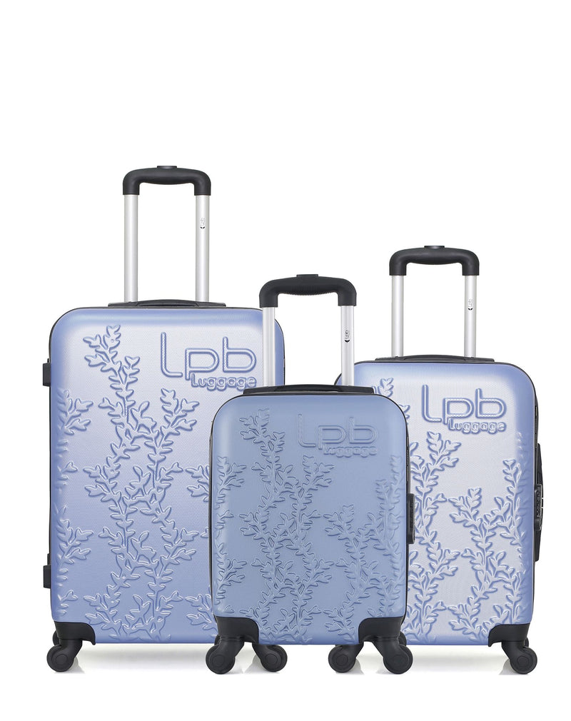 LPB LUGGAGE - 3er-Pack: Mittelgroßer Koffer, Handgepäck und Handgepäck XXS NAIS