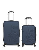 LPB LUGGAGE - 2er-Pack – Mittelgroßer Koffer und Handgepäck ELEONOR