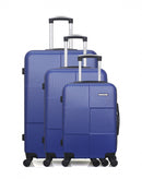 BLUESTAR - 3er-Set: Hartschalenkoffer MIAMI