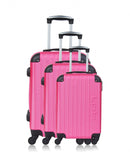 LPB LUGGAGE - 3er-Set: Hartschalenkoffer HAMBOURG