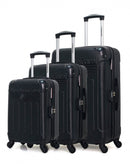 AMERICAN TRAVEL – 3er-Set: Hartschalenkoffer HARLEM-A