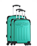 AMERICAN TRAVEL – 3er-Set: Hartschalenkoffer HARLEM-A
