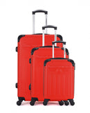 AMERICAN TRAVEL – 3er-Set: Hartschalenkoffer HARLEM-A