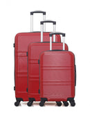 HERO – 3er-Set: Hartschalenkoffer UTAH