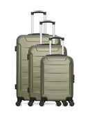 WAVE PARIS - 3er-Set: Hartschalenkoffer ELBE-A