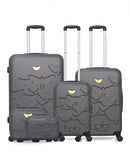 LPB LUGGAGE - 5er-Set: Hartschalenkoffer AELYS-F